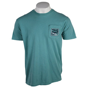 Maverick Classic Topography Tarpon Pocket Tee