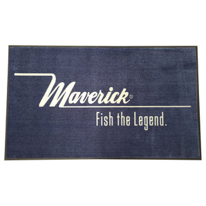 Maverick Floor Mat 3'x 5' - Navy/Grey