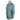Side of a light teal hooded long sleeve with a leaf texture on it and a pocket on the chest.