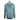 A light teal hooded long sleeve with a leaf texture on it and the maverick logo printed across the back in blue.