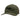 Olive green trucker hat with a mesh back and a dark brown maverick logo on the front.