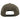 Tan mesh back hat with a snap back closure.