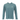 Long-sleeve hooded shirt in a light teal color with a white circular logo on the left chest.