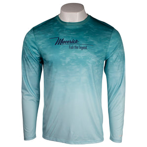 Maverick Montauk Oceanic Fade Performance Long Sleeve