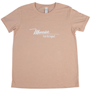 Maverick Peach Youth T-Shirt