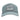 Light blue baseball cap with a fish design patch on the front and the maverick logo. Across the bill is a white rope.