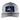 Gray baseball cap with a blue patch featuring a fishtail logo and the text 'Maverick Fish the Legend.'