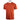 Front of a red t-shirt with a light orange maverick logo on the left chest.
