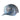 Light blue and green camo trucker cap with a grey mesh back and white maverick logo patch on the front.