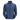 Navy blue insulated jacket with a zip and stand-up collar