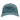 Front of a grey blue trucker hat with the maverick logo embroidered in a matching color on the front.