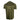 Back of an olive green T-shirt with a dark green fish graphic and the text "Fish the legend" on the shoulder blades.