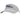 White visor with a navy blue maverick logo on the front.