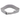 Back of a white visor with an adjustable back strap.