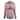 Back of a pink long-sleeve shirt with a hood, featuring a graphic of a fishtail and the text 'Maverick Fish the Legend.'