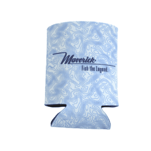 Maverick Blue Topography Coozie