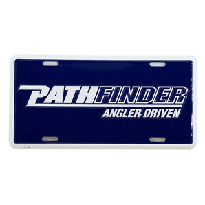 Pathfinder Blue License Plate