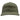 Front of an olive green hat with a pathfinder logo across the front.