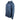 Navy blue hoodie with a front pocket and logo on the chest.