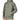 Man wearing a green camo jacket with a hood and the pathfinder logo embroidered in grey on the chest. 