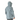 Back of a light grey zippered jacket with a hood and the pathfinder logo on the right sleeve.