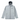 Light grey zippered jacket with a hood, the marshwear logo on the left chest and the pathfinder logo on the right sleeve.