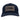 Navy blue cap with a grey leather patch on the front containing the pathfinder logo.