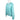 Side of a light teal women's hoodie with a small white pathfinder logo on the left chest.