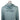 Close up of a light blue ladies long sleeve with a dark blue pathfinder logo below the hood.