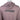 Close up of a light mauve hooded long sleeve with a dark grey pathfinder logo on the shoulder blades.