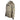 Side of a green camo hoodie with a grey pathfinder logo on the chest.