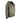 Side of an olive green jacket with a pathfinder logo on the shoulder.