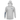 Front of a light grey hooded long sleeve with the pathfinder logo in navy blue on the left chest and right sleeve. 
