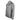 Side of a light grey hooded long sleeve with a navy pathfinder logo on the left chest. 