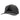 Gray cap with a black fishtail logo and a black rope across the front. 