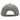 Back view of a gray perforated baseball cap with a snapback closure. 