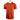 Front of a red t-shirt with a light orange pathfinder logo on the left chest.