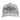 White camo hat with a grey redfish logo on the front.