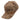 Side of a brown camo hat with a brown redfish logo on the front and a pathfinder logo on the side panel.