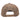 Back of a brown camo hat with a snap back closure and ventilated back panels.