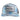 Front of a blue and green camouflage baseball cap with a fish graphic and the text 'Pathfinder Angler Driven' on the front patch.