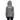 Back of a children's grey sun hoody with a white pathfinder logo on the shoulder blades.