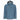Front of a slate blue rain jacket with the pathfinder logo in white on the right chest.