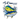 A decal of an illustration of two blue and yellow fish under water with two seagulls flying overhead, next to the pathfinder logo in navy blue.