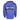 Back view of a bright blue hoodie featuring a graphic of a fish with the text 'Pathfinder, angler driven since 1998'.