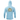 Back of a light blue hooded long sleeve with a graphic of a tan crab. 