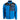 Blue and black zip-up fleece jacket with a white pathfinder logo on the left chest. 