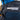 Close-up of the white pathfinder logo on a black and blue jacket.