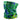 Multi-colored neck gaiter with abstract green and blue patterns, featuring the pathfinder logo in white at the top edge.