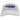 A white visor shown from the front. Across the center is an embroidered 'PATHFINDER ANGLER DRIVEN' logo. 